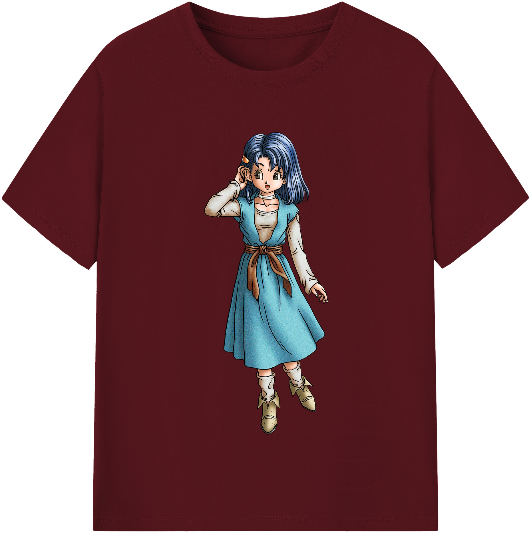 （画像用） ドラゴンクエスト Doragon Kuesuto Dragon Quest 綿100％半袖Tシャツ（フロントプリント）